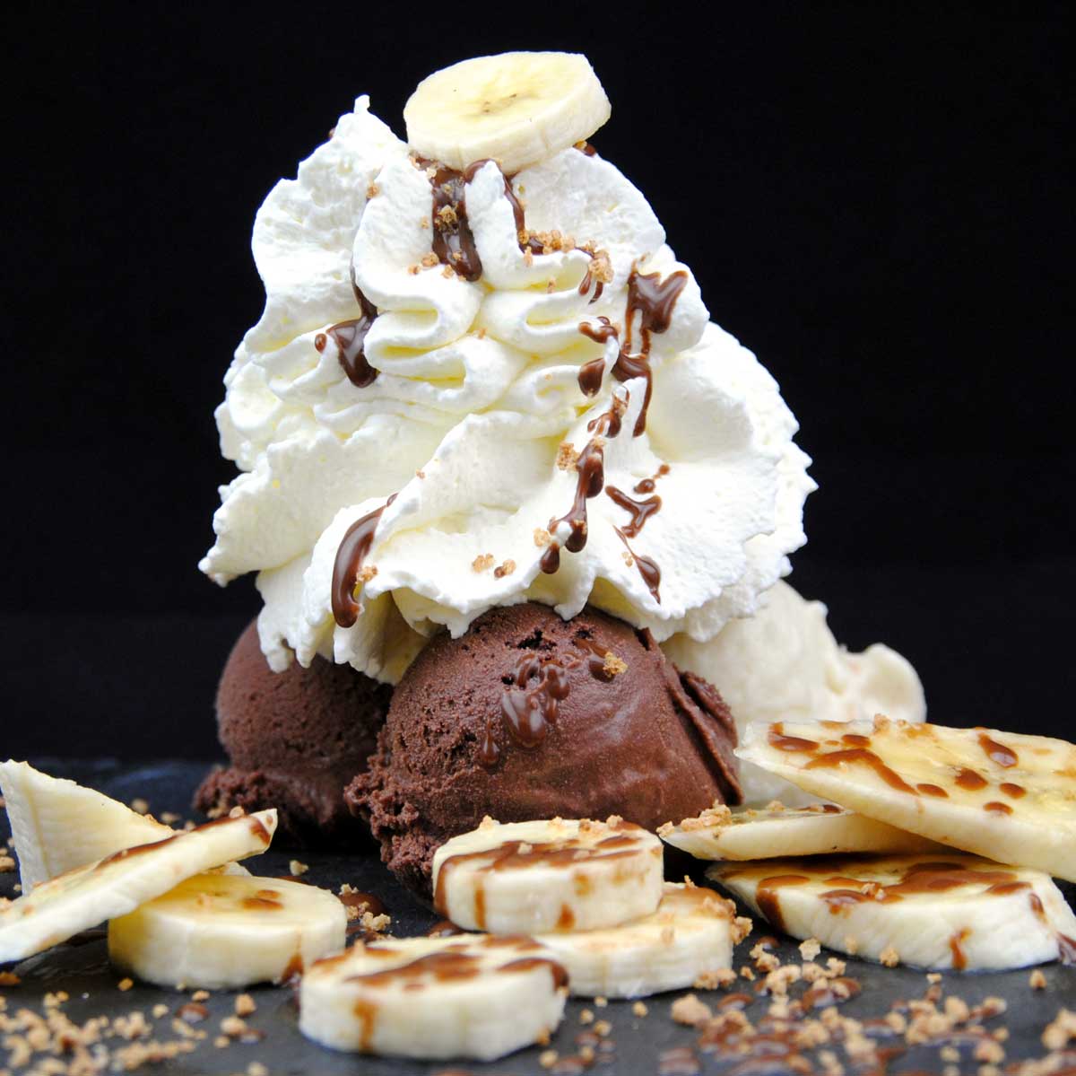 Bananensplit-Becher